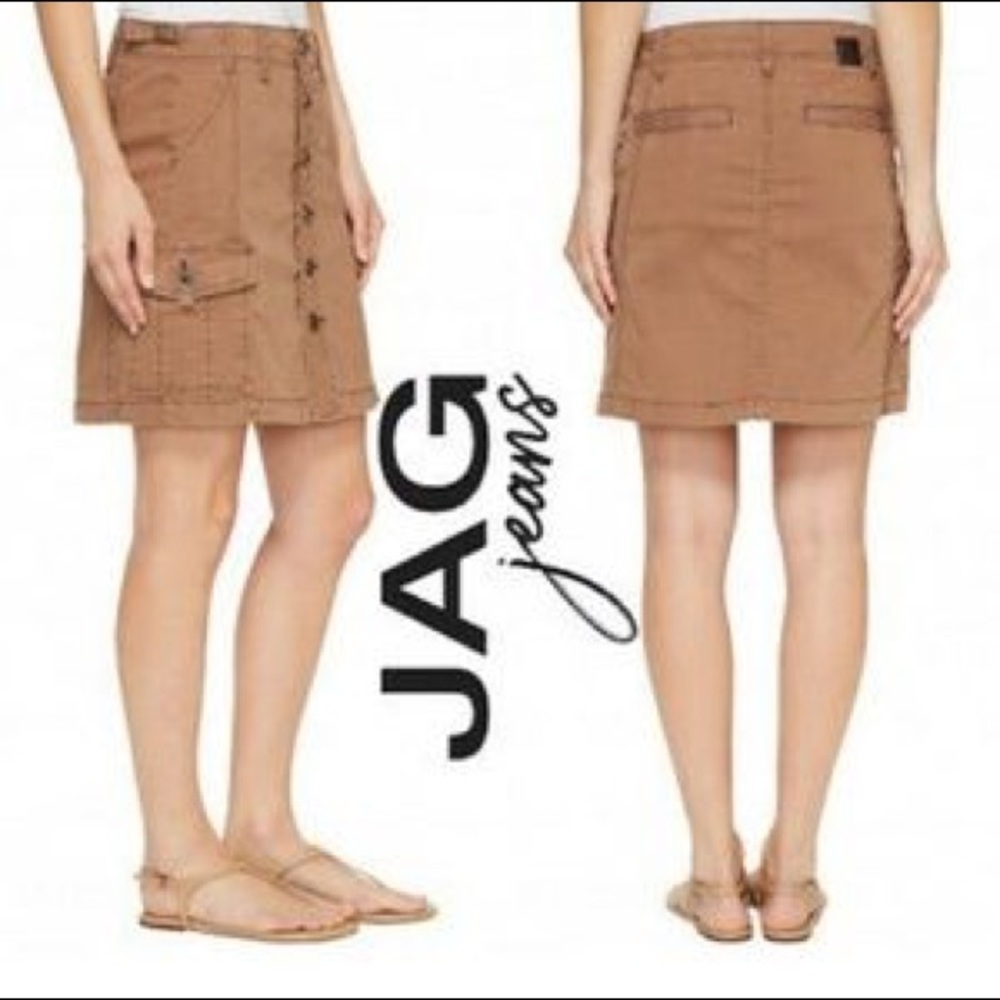 Jag Jeans boardwalk cargo skirt with button front